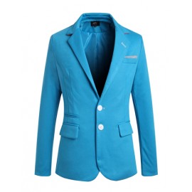 Vogue Multi Pockets Trim Blazer with Twin Buttons